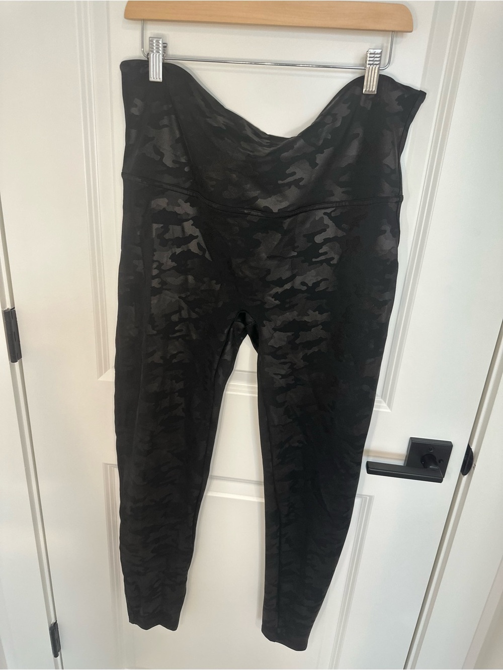 SPANX Black Camo Leggings